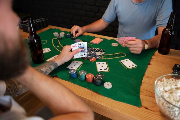 Baccarat betting board with Player, Banker, and Tie options
